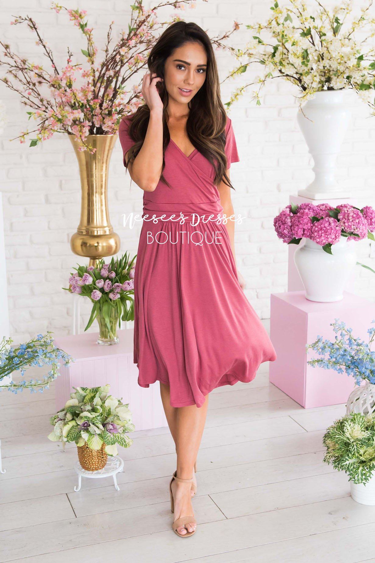 The Brenna Modest Dresses vendor-unknown