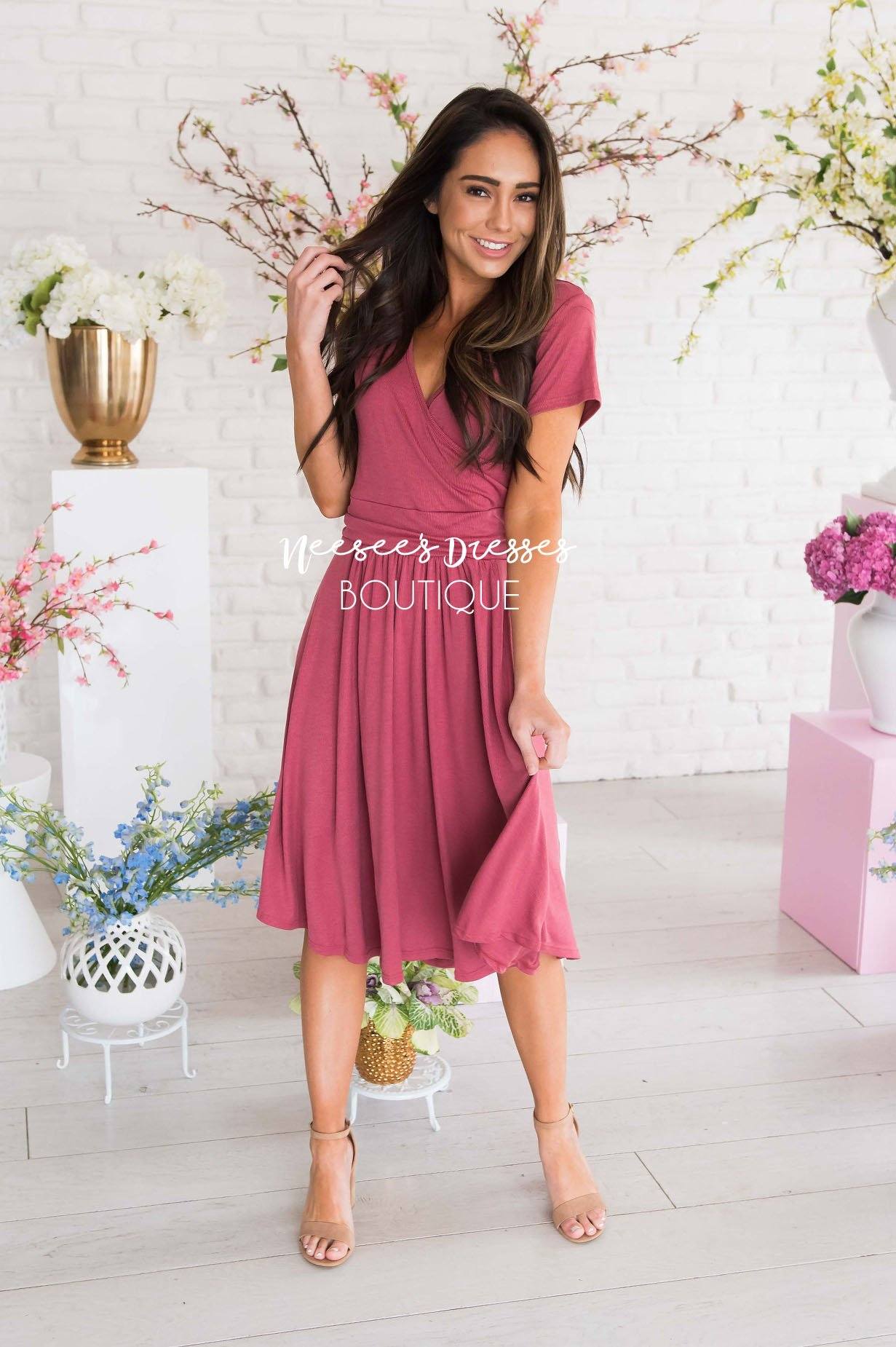 The Brenna Modest Dresses vendor-unknown