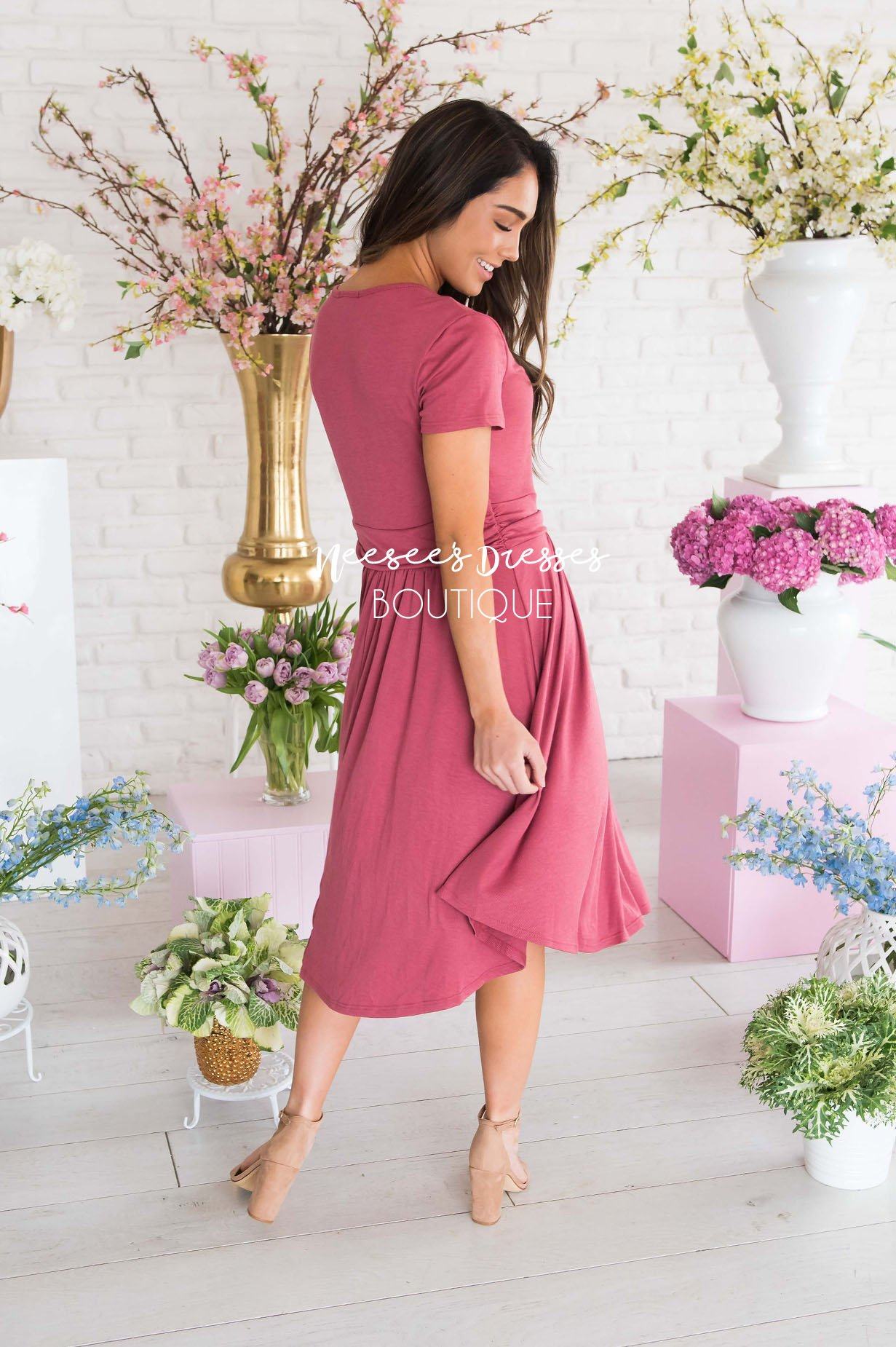 The Brenna Modest Dresses vendor-unknown