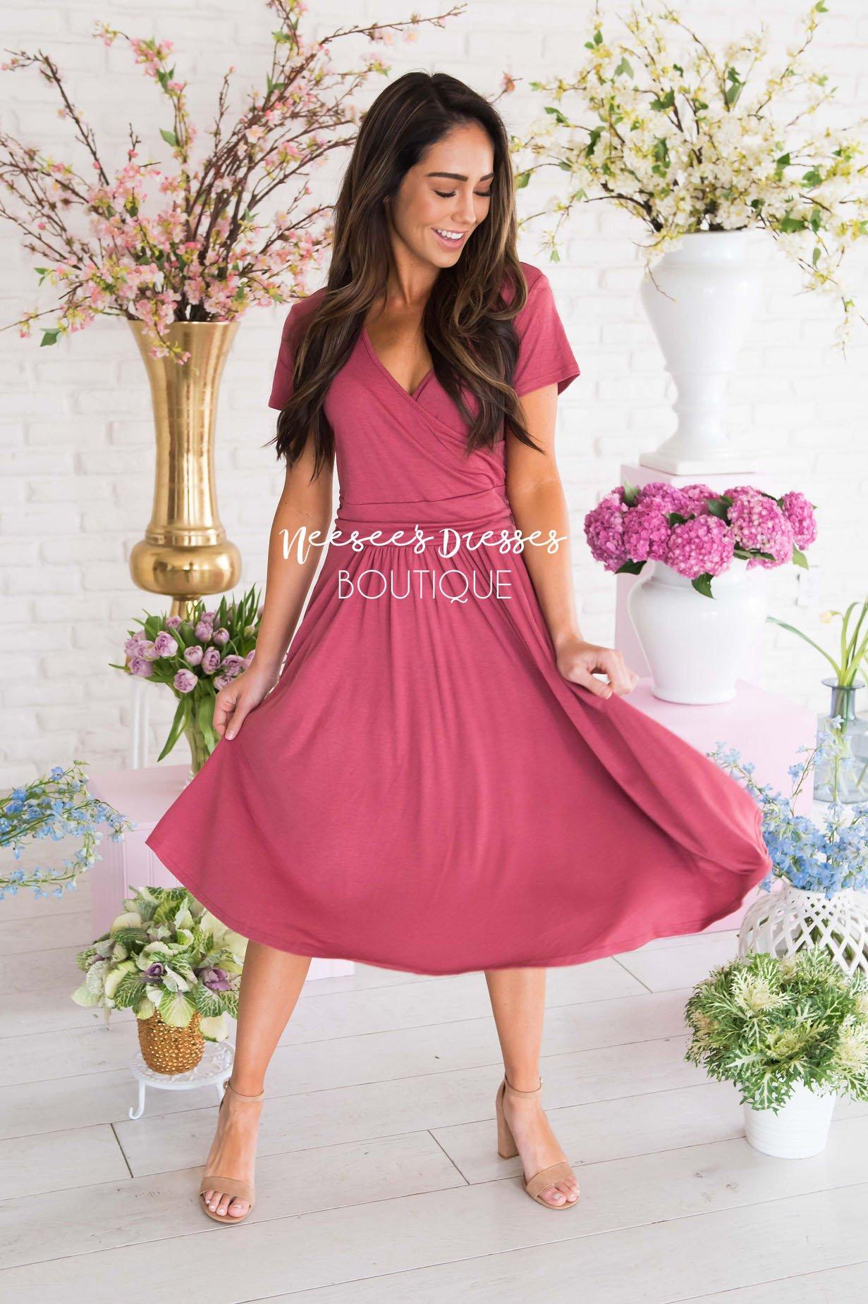 The Brenna Modest Dresses vendor-unknown