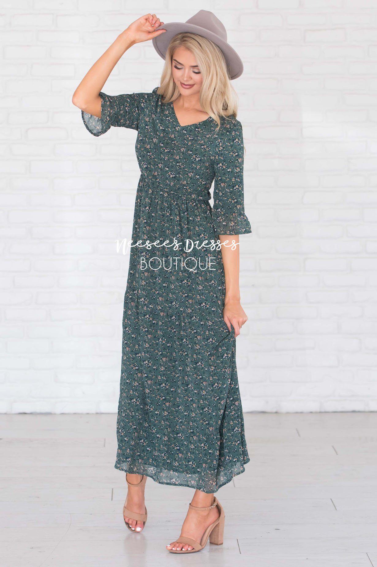 The McKenzie Maxi Dress Modest Dresses vendor-unknown