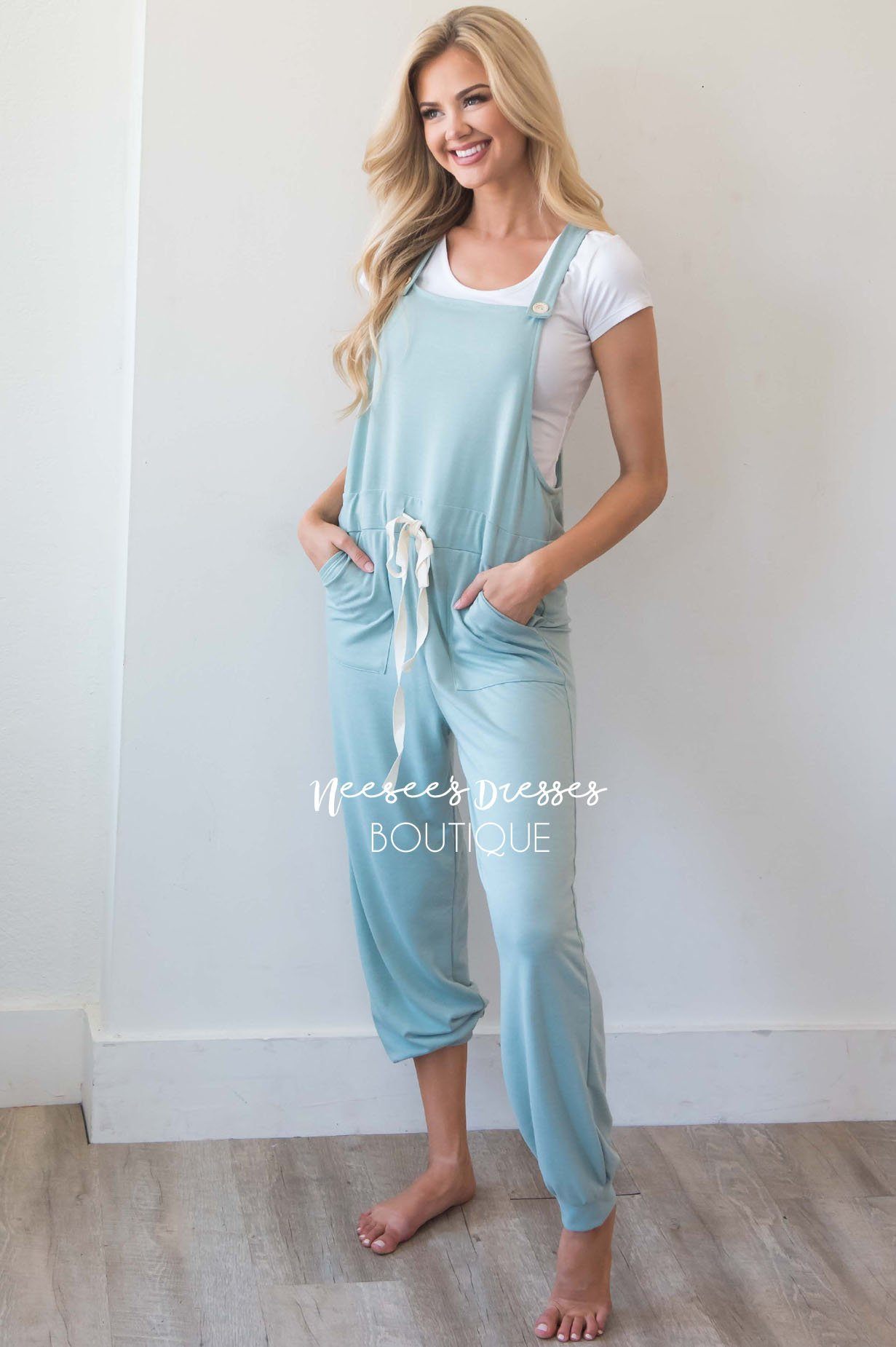 The Essie Overall Jumpsuit Modest Dresses vendor-unknown