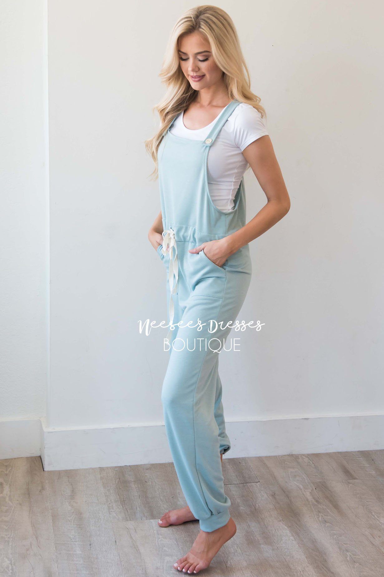The Essie Overall Jumpsuit Modest Dresses vendor-unknown