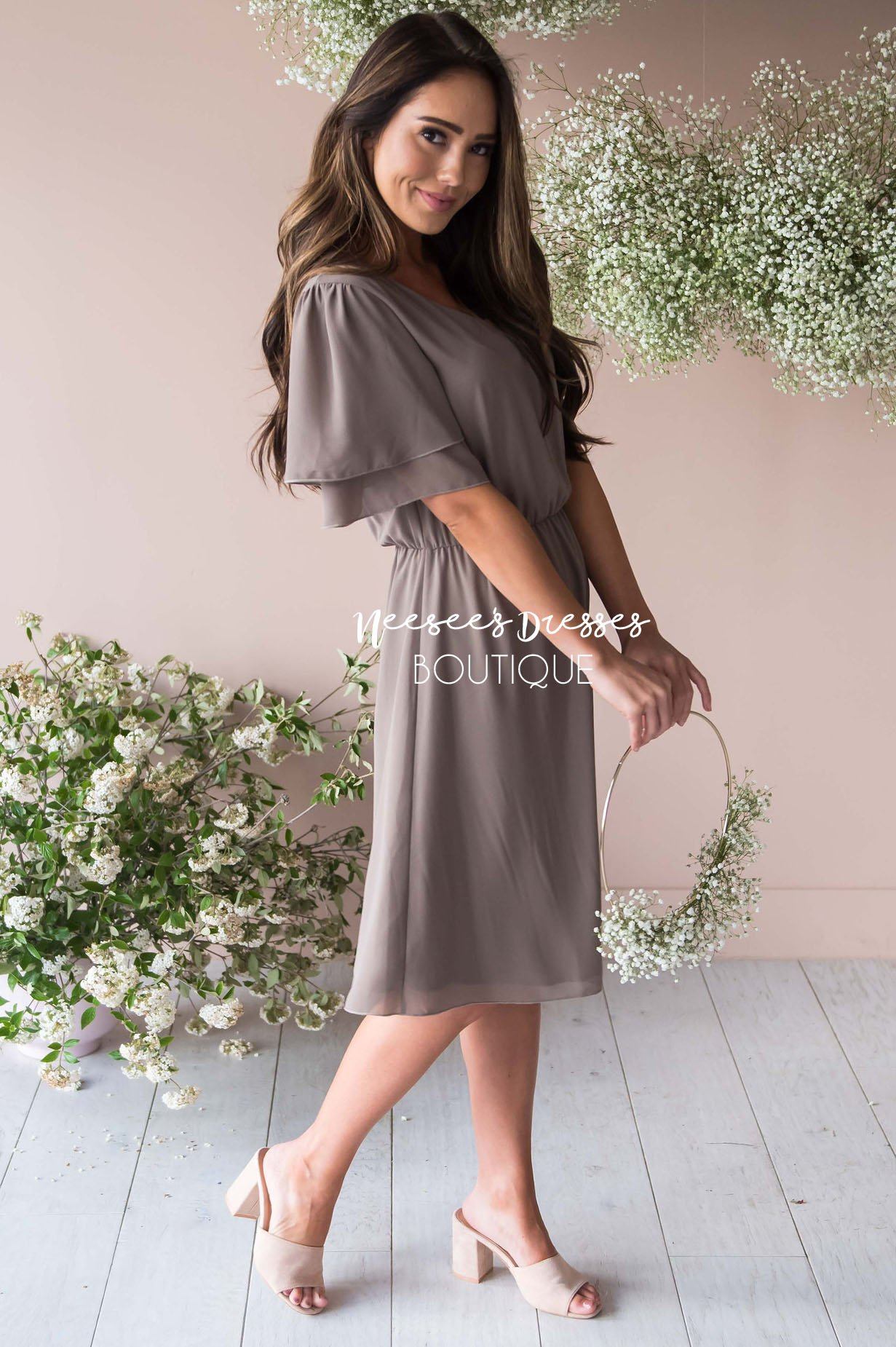 The Claire Chiffon Dress Modest Dresses vendor-unknown