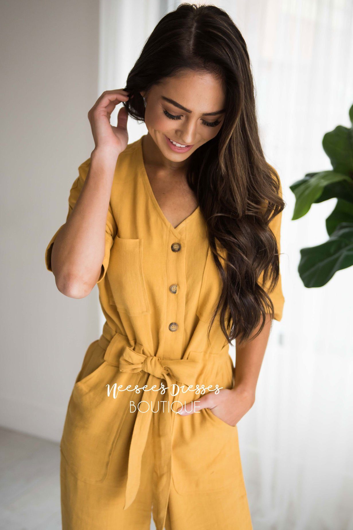 The Ellyn Jumpsuit Modest Dresses vendor-unknown