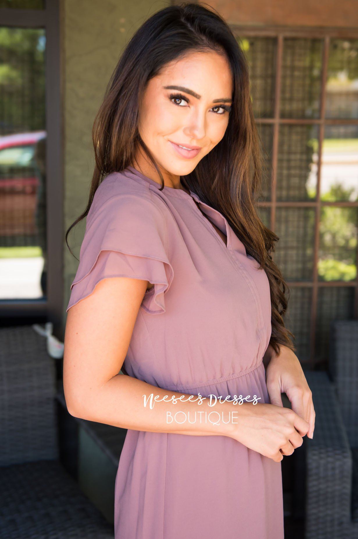 The Mylie Modest Dresses vendor-unknown