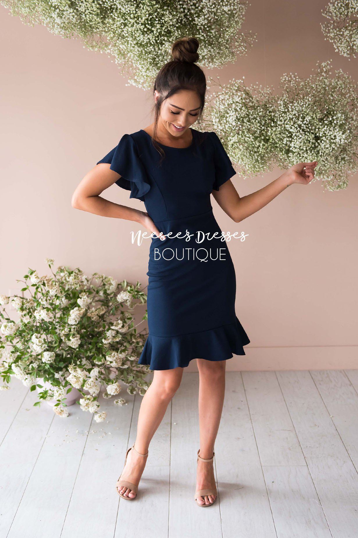 The Brinley Modest Dresses vendor-unknown