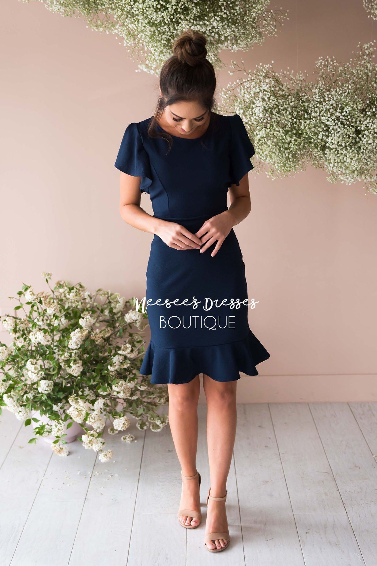 The Brinley Modest Dresses vendor-unknown