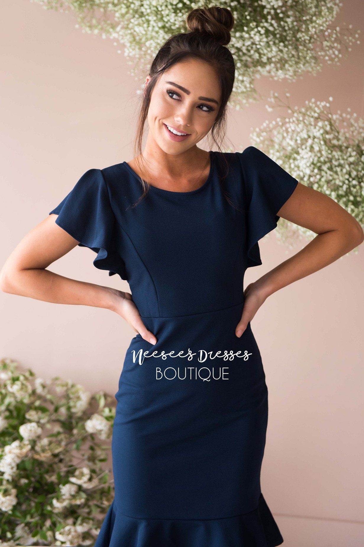 The Brinley Modest Dresses vendor-unknown