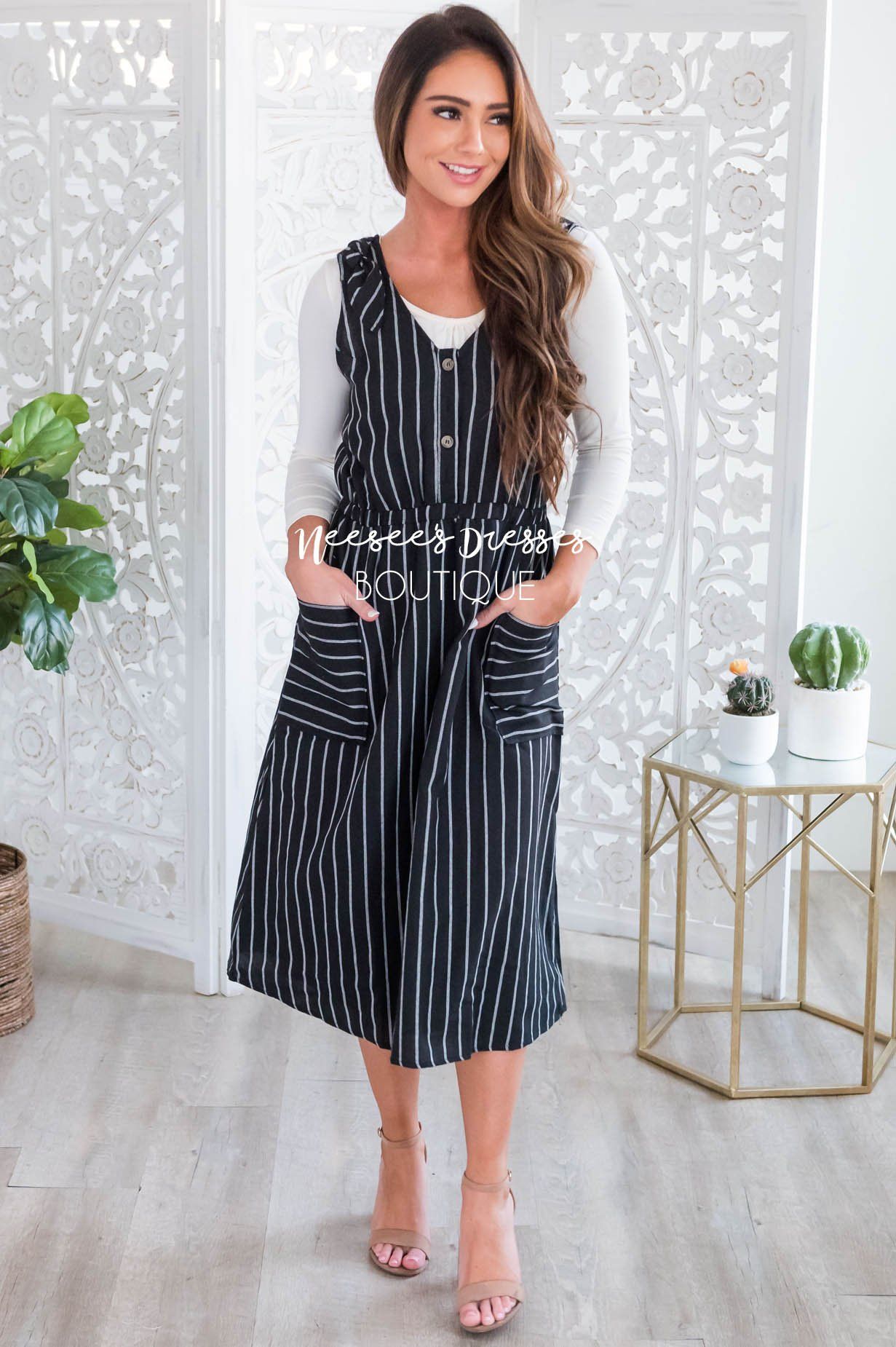 The Sadie Overall Dress Modest Dresses vendor-unknown