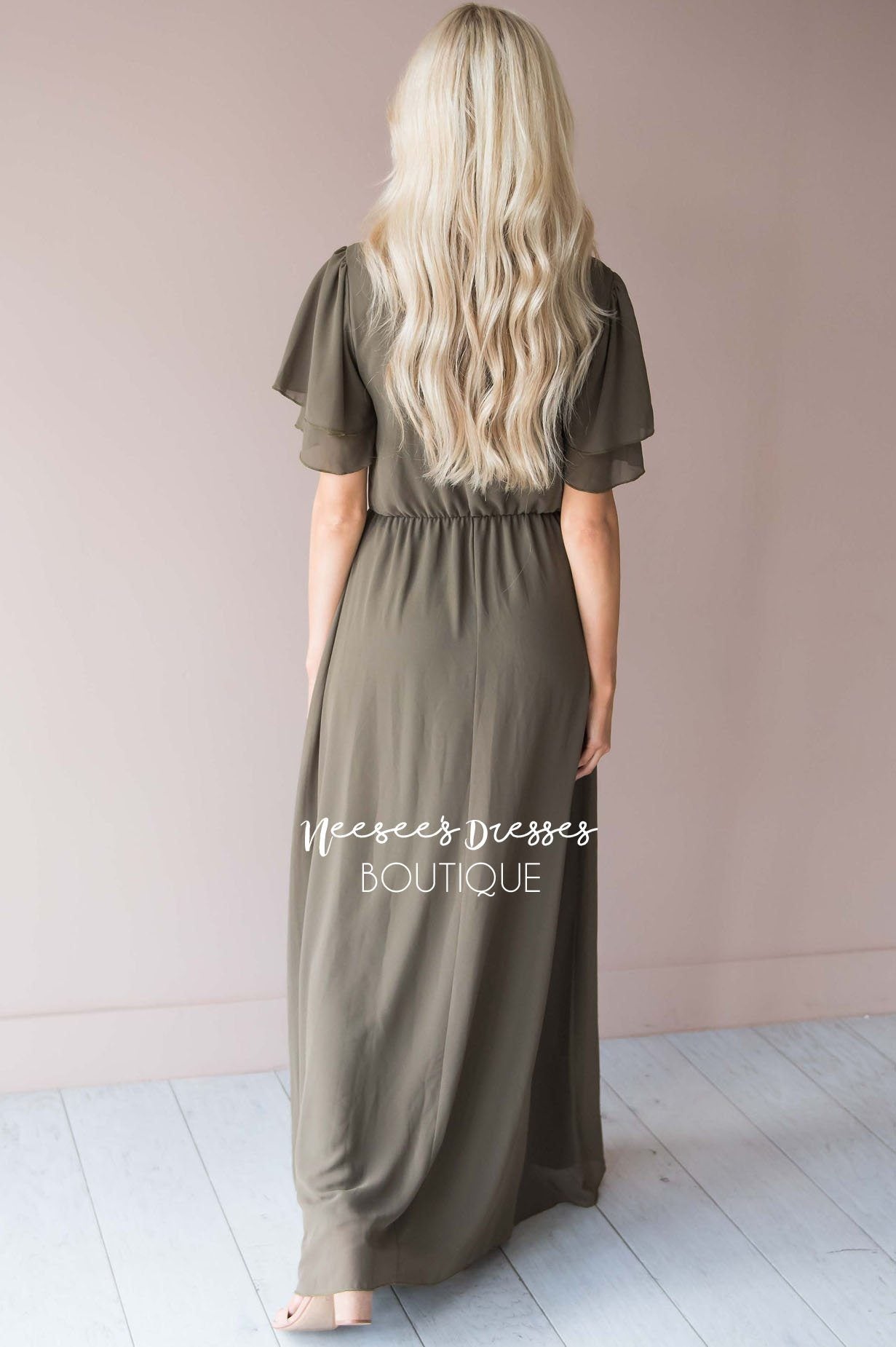 The Chloe Chiffon Maxi Dress Modest Dresses vendor-unknown