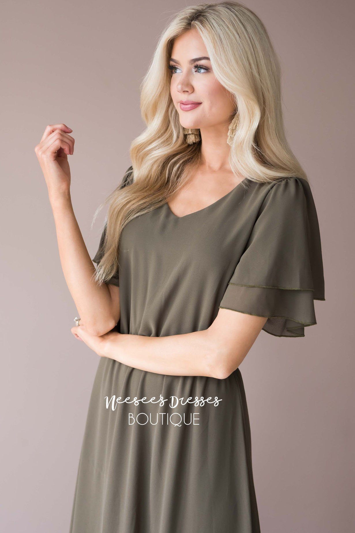 The Chloe Chiffon Maxi Dress Modest Dresses vendor-unknown