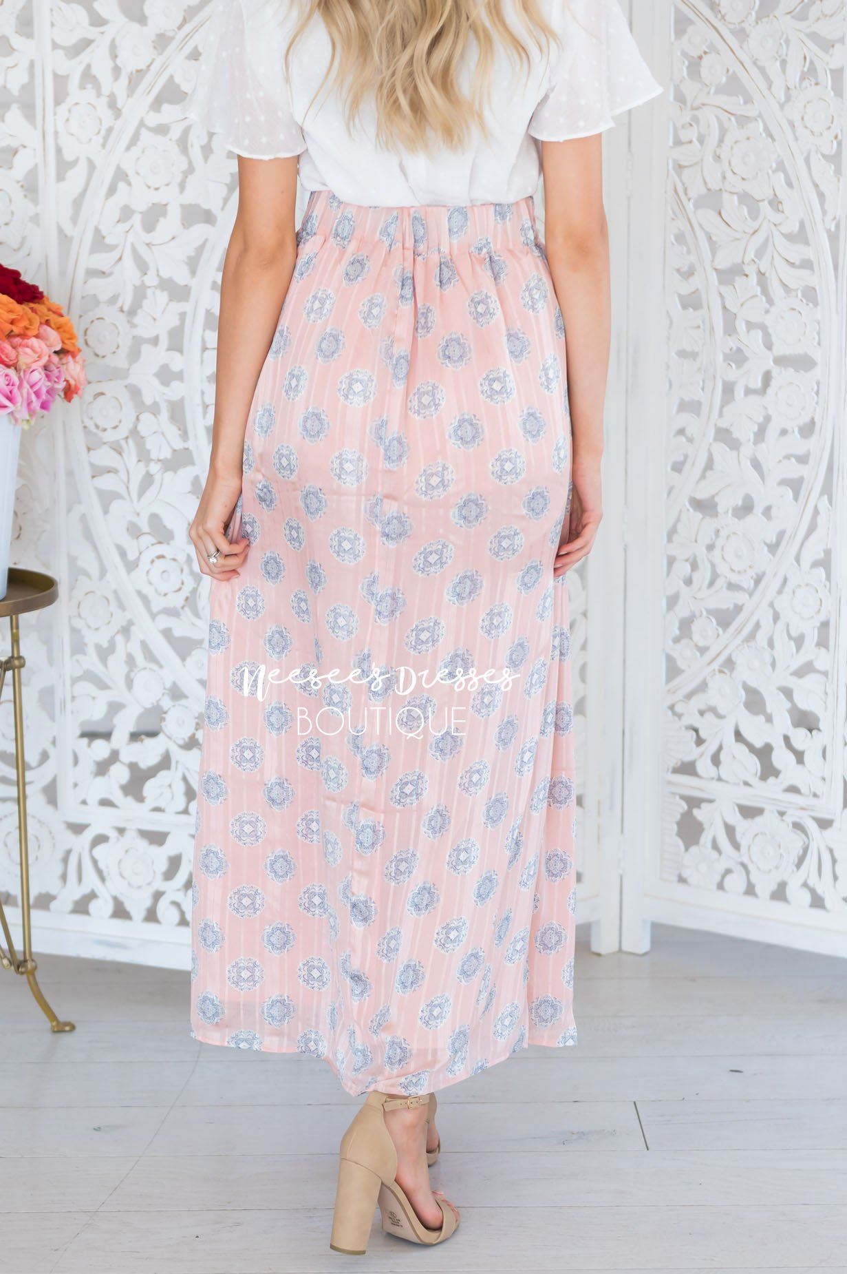 Always Loving Medallion Maxi Skirt Skirts vendor-unknown