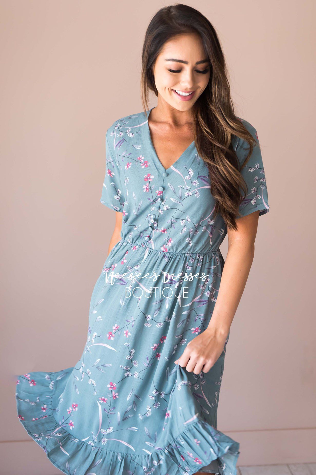 The Ramona Modest Dresses vendor-unknown