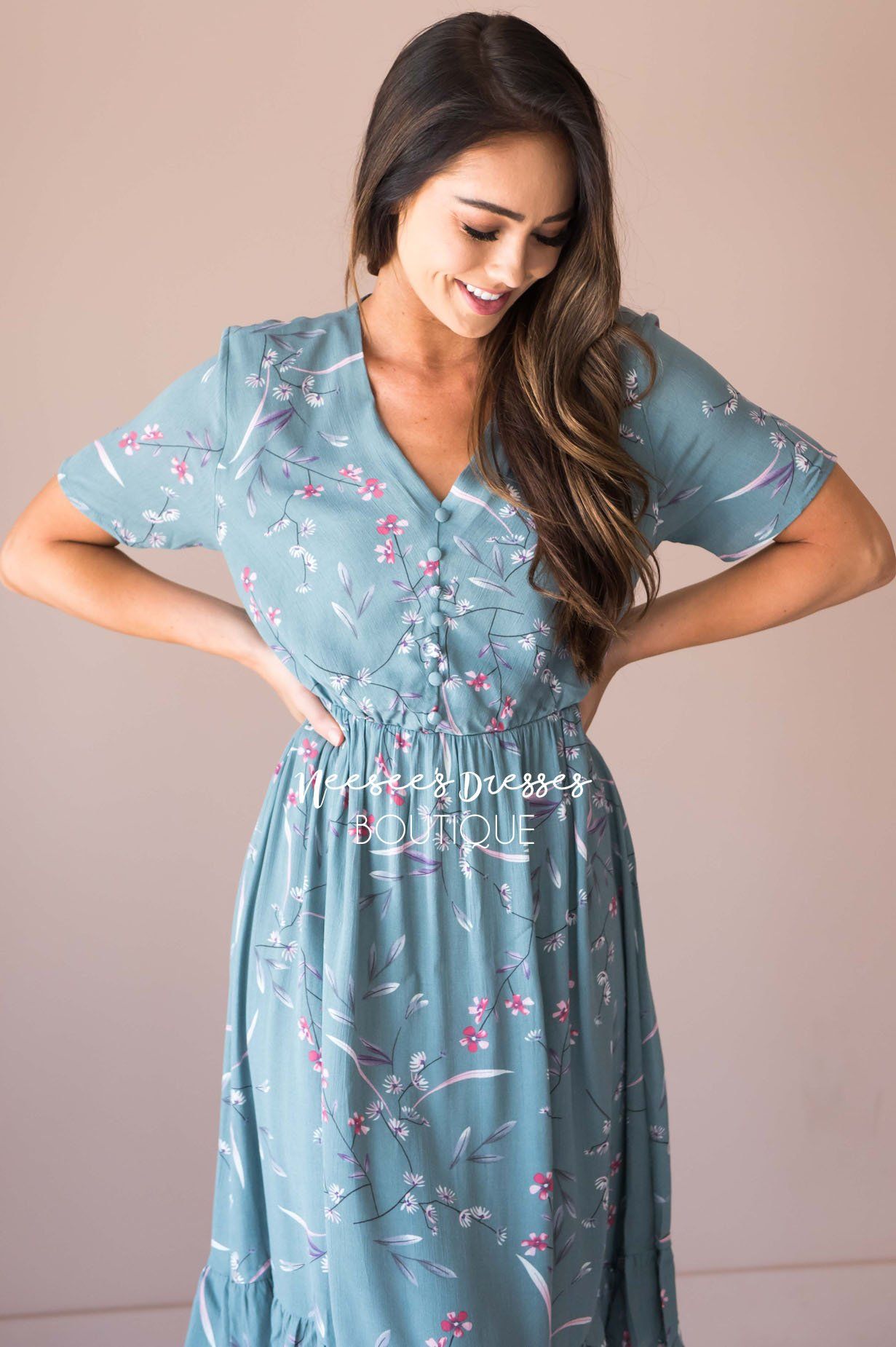 The Ramona Modest Dresses vendor-unknown