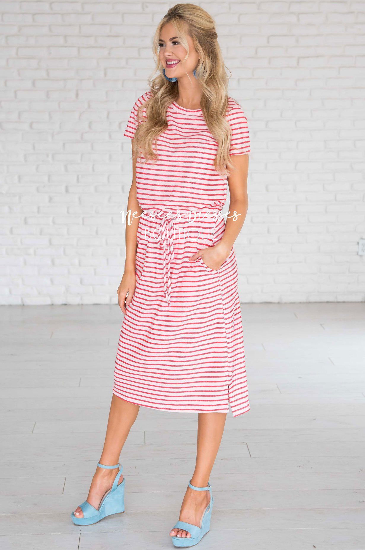 The Brandee Modest Dresses vendor-unknown