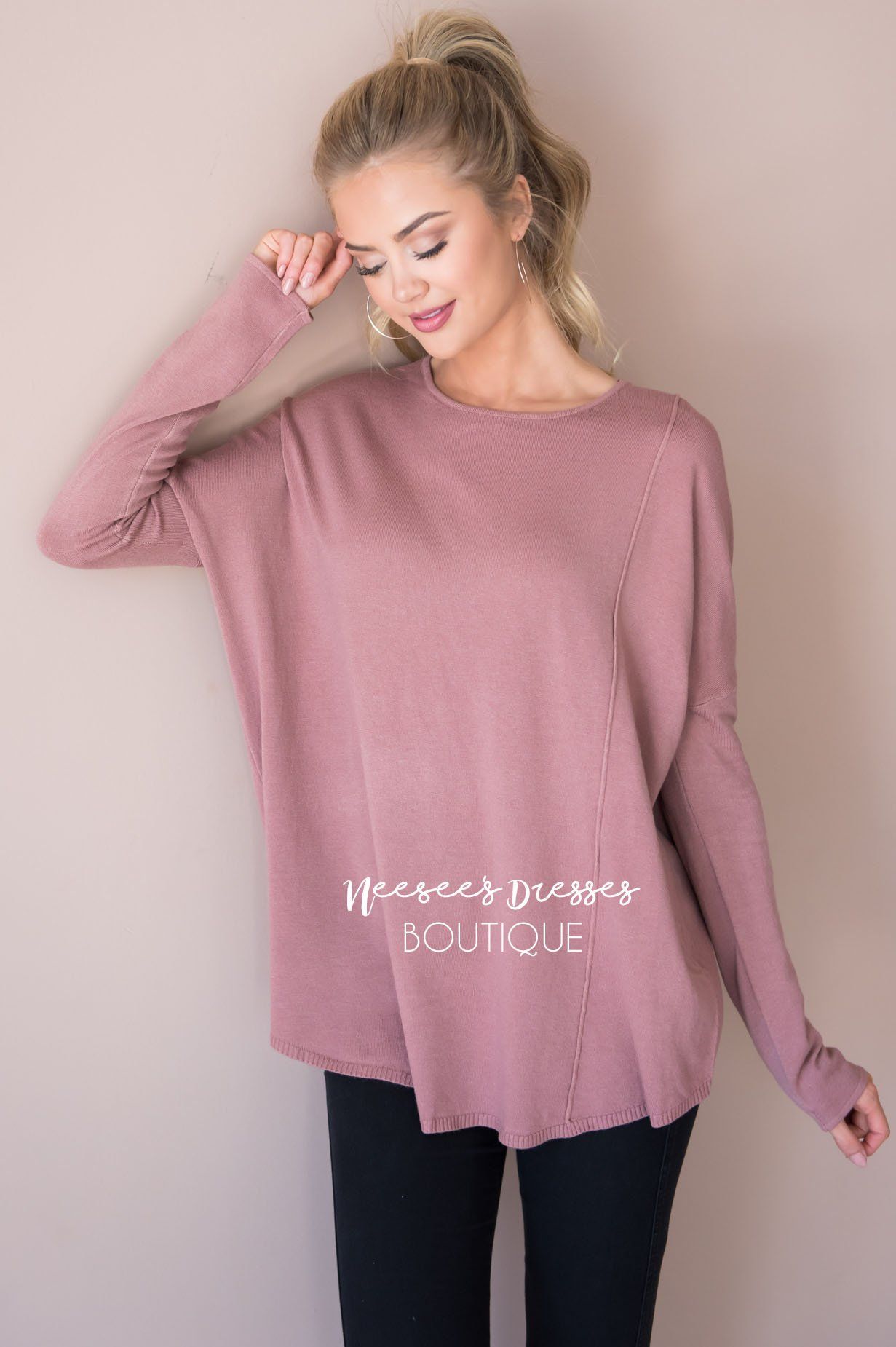 I've Fallen For You Sweater Modest Dresses vendor-unknown