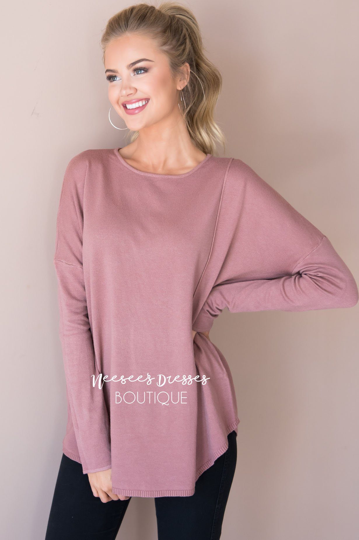 I've Fallen For You Sweater Modest Dresses vendor-unknown