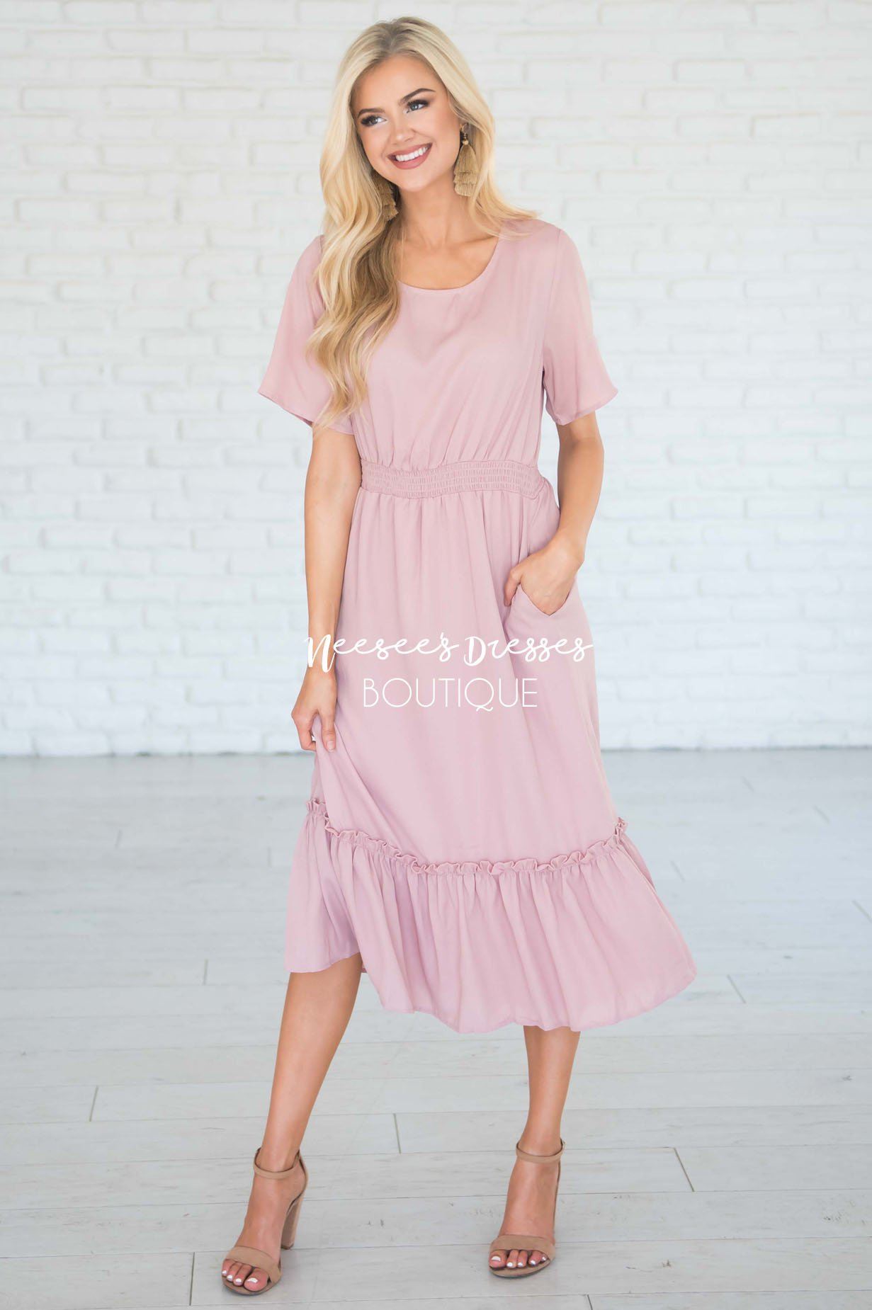 The Brea Modest Dresses vendor-unknown