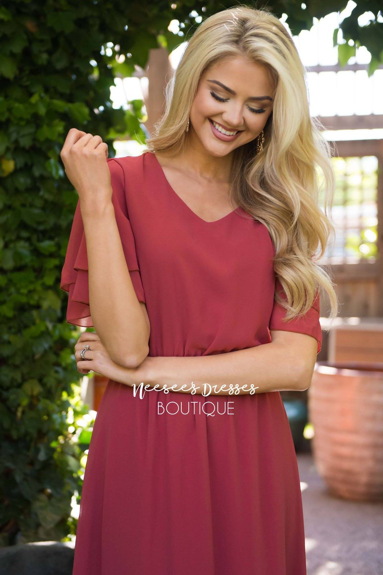 The Chloe Chiffon Maxi Dress Modest Dresses vendor-unknown