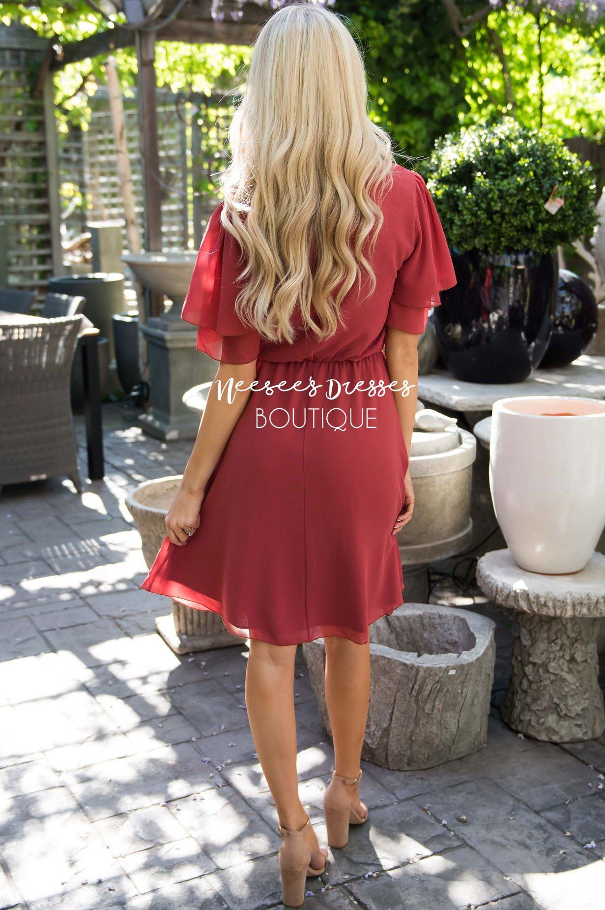 The Claire Chiffon Dress Modest Dresses vendor-unknown