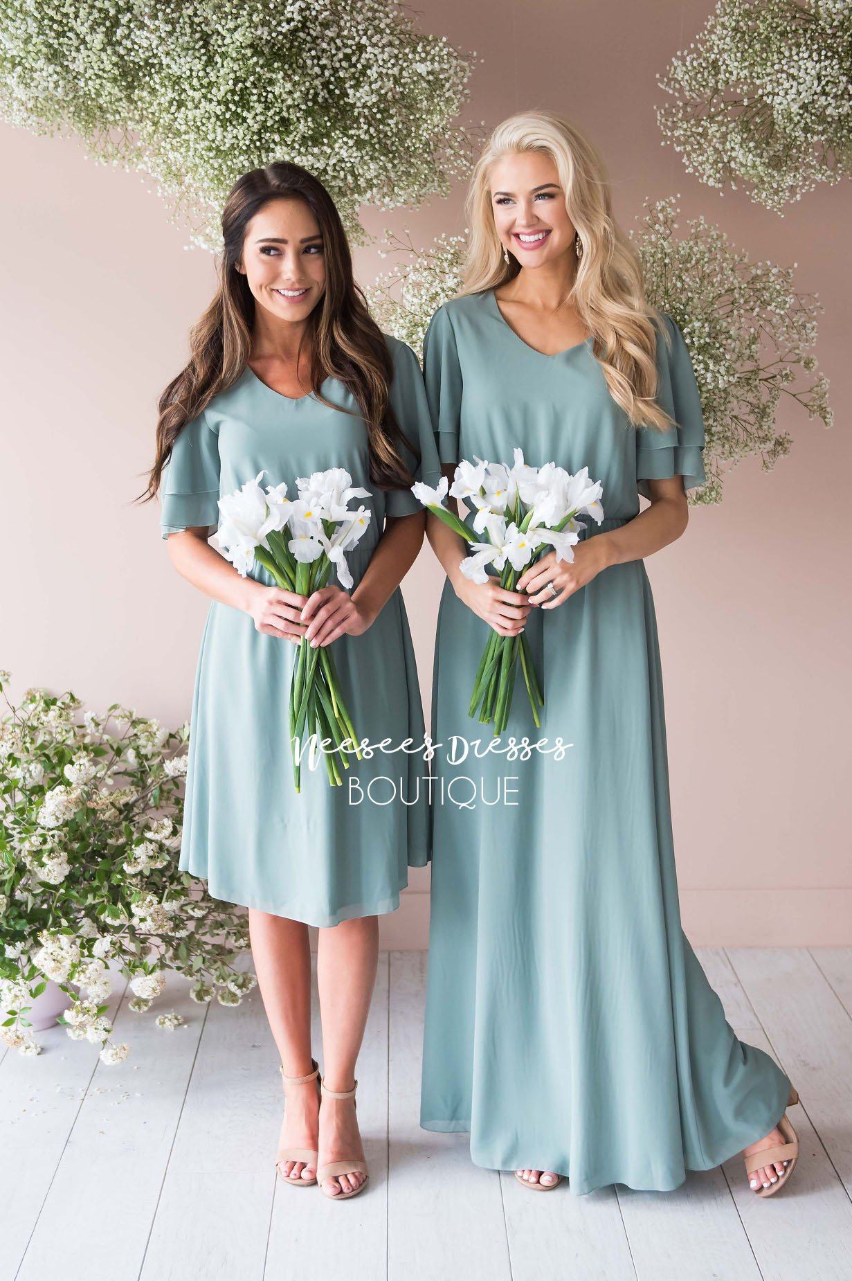 The Claire Chiffon Dress Modest Dresses vendor-unknown