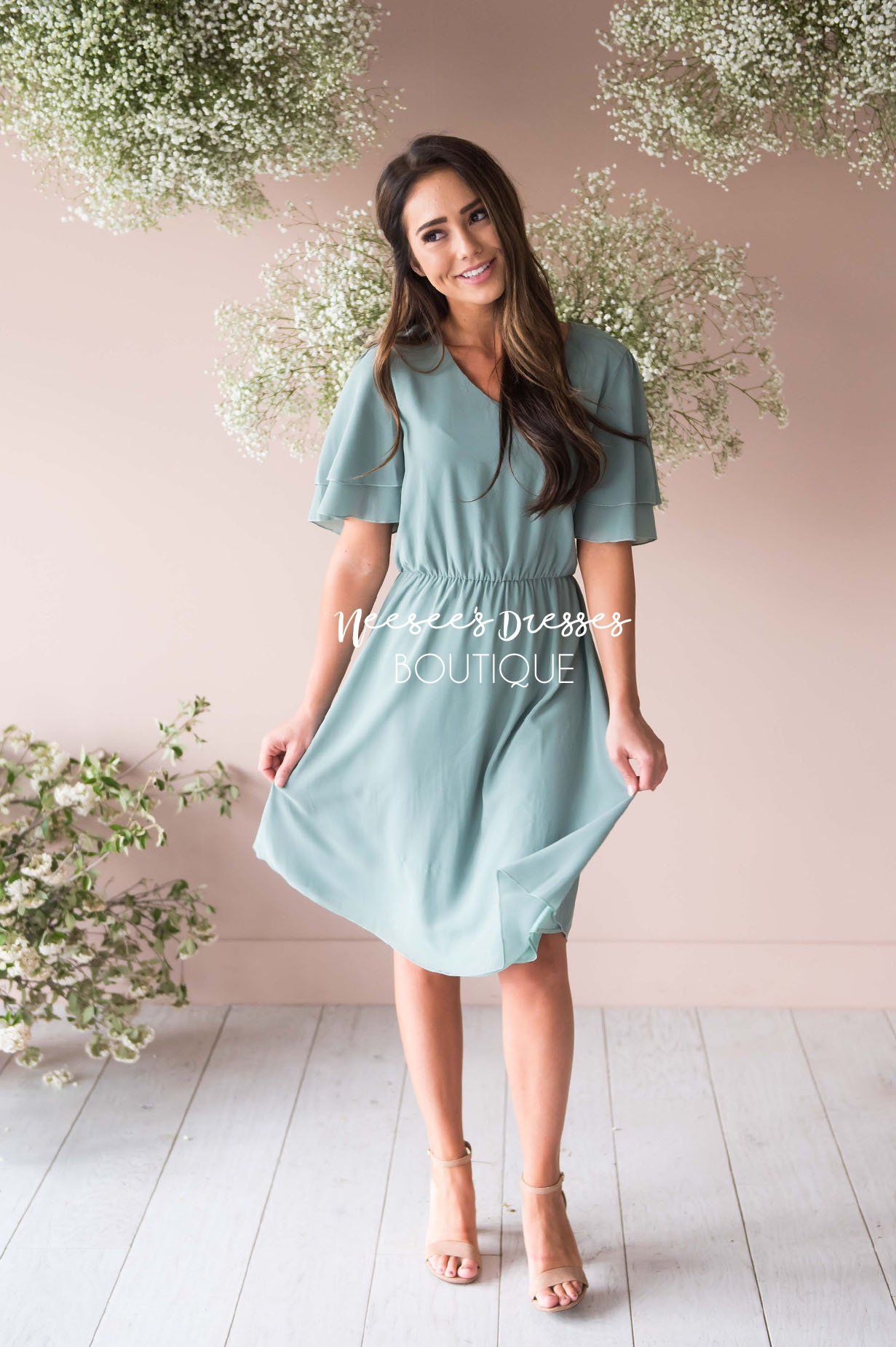 The Claire Chiffon Dress Modest Dresses vendor-unknown