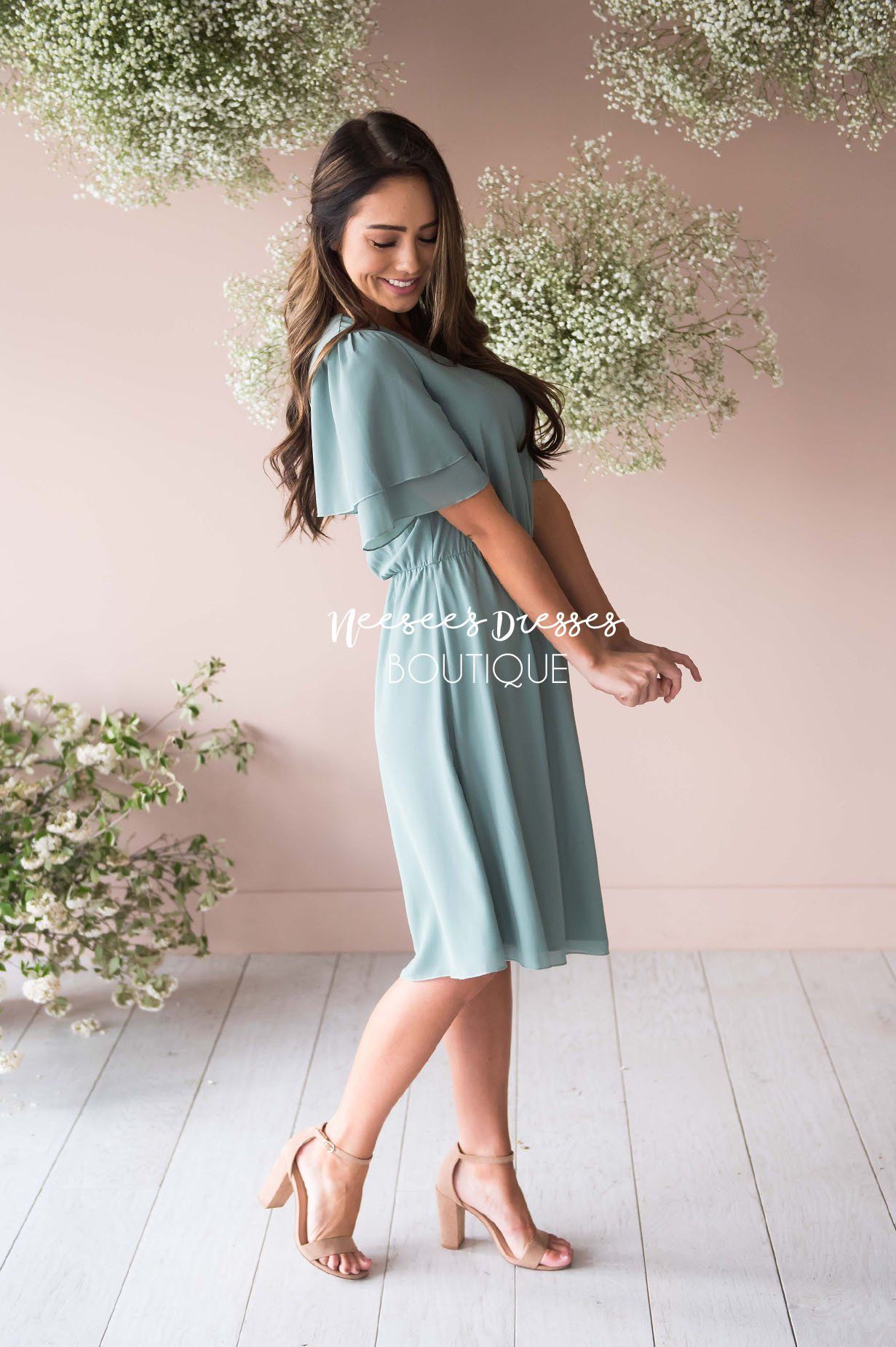 The Claire Chiffon Dress Modest Dresses vendor-unknown