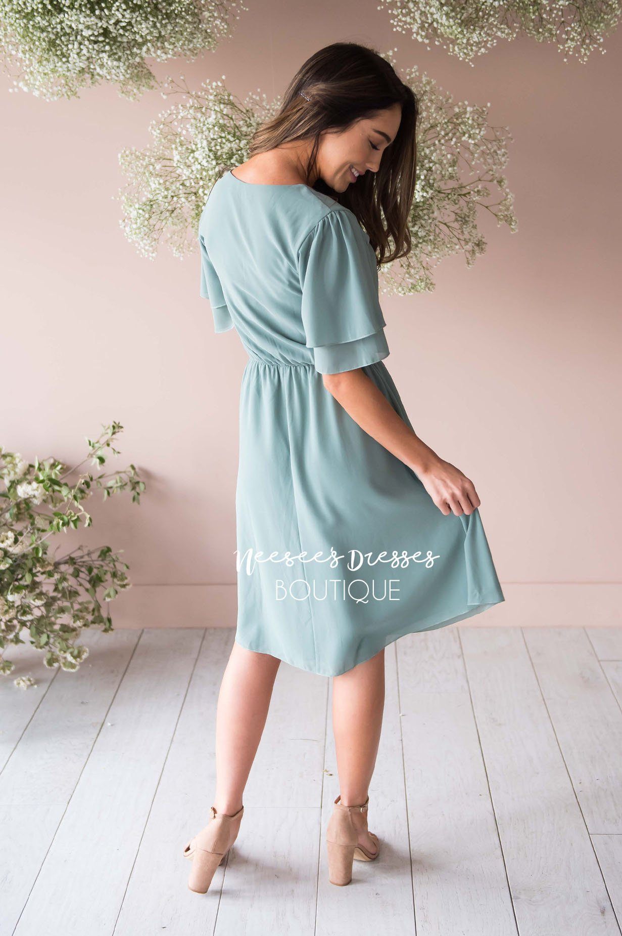 The Claire Chiffon Dress Modest Dresses vendor-unknown