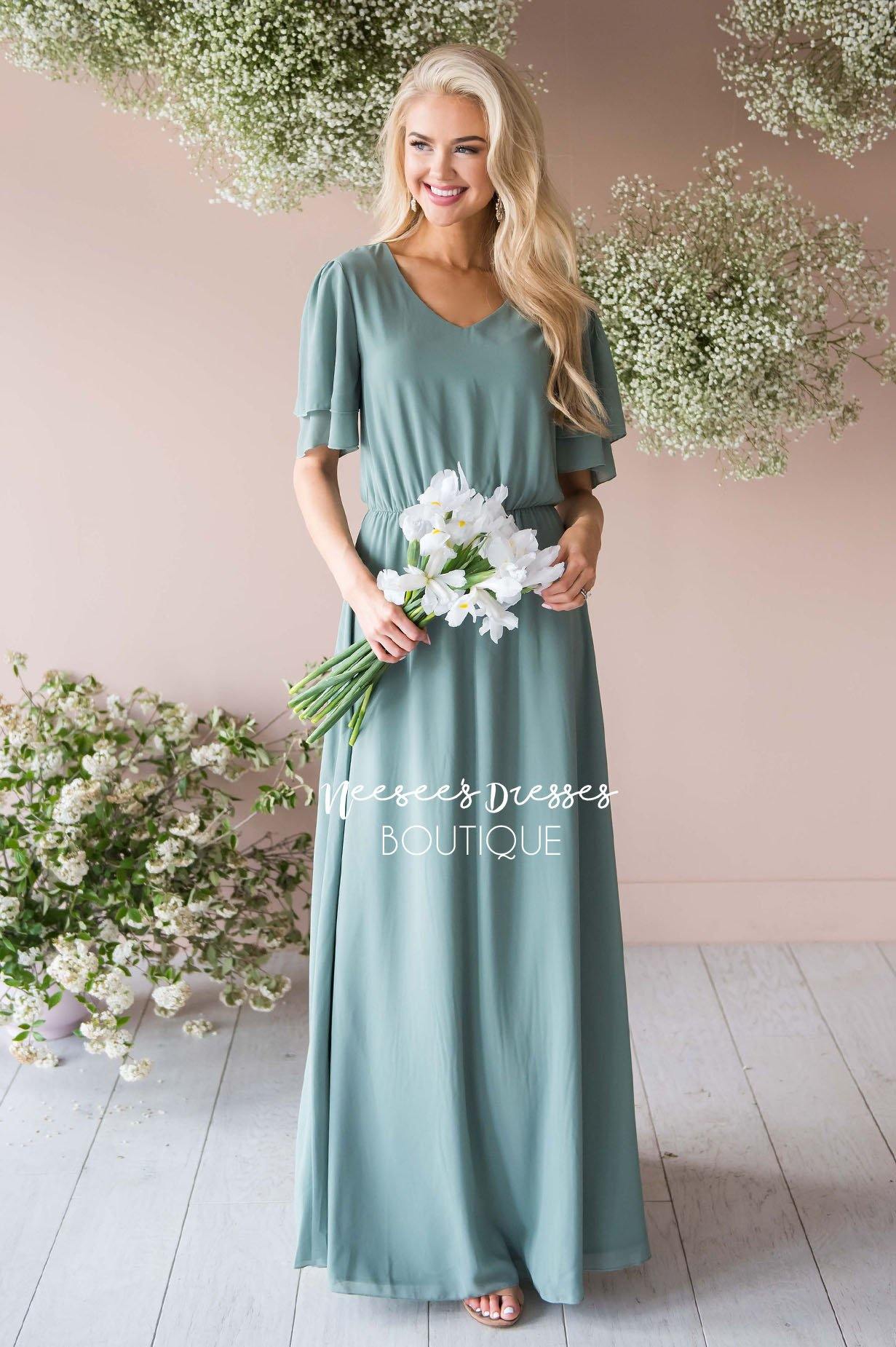 The Chloe Chiffon Maxi Dress Modest Dresses vendor-unknown
