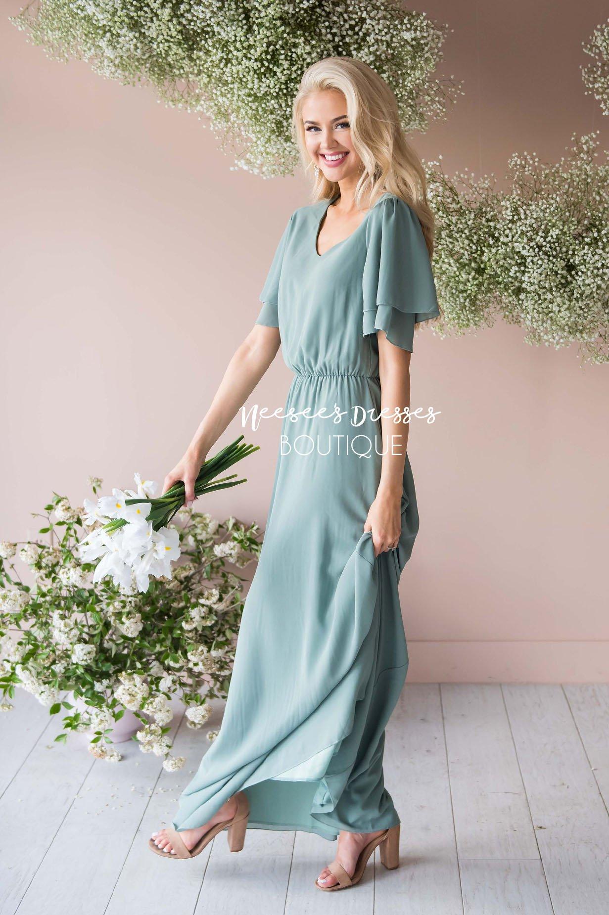 The Chloe Chiffon Maxi Dress Modest Dresses vendor-unknown