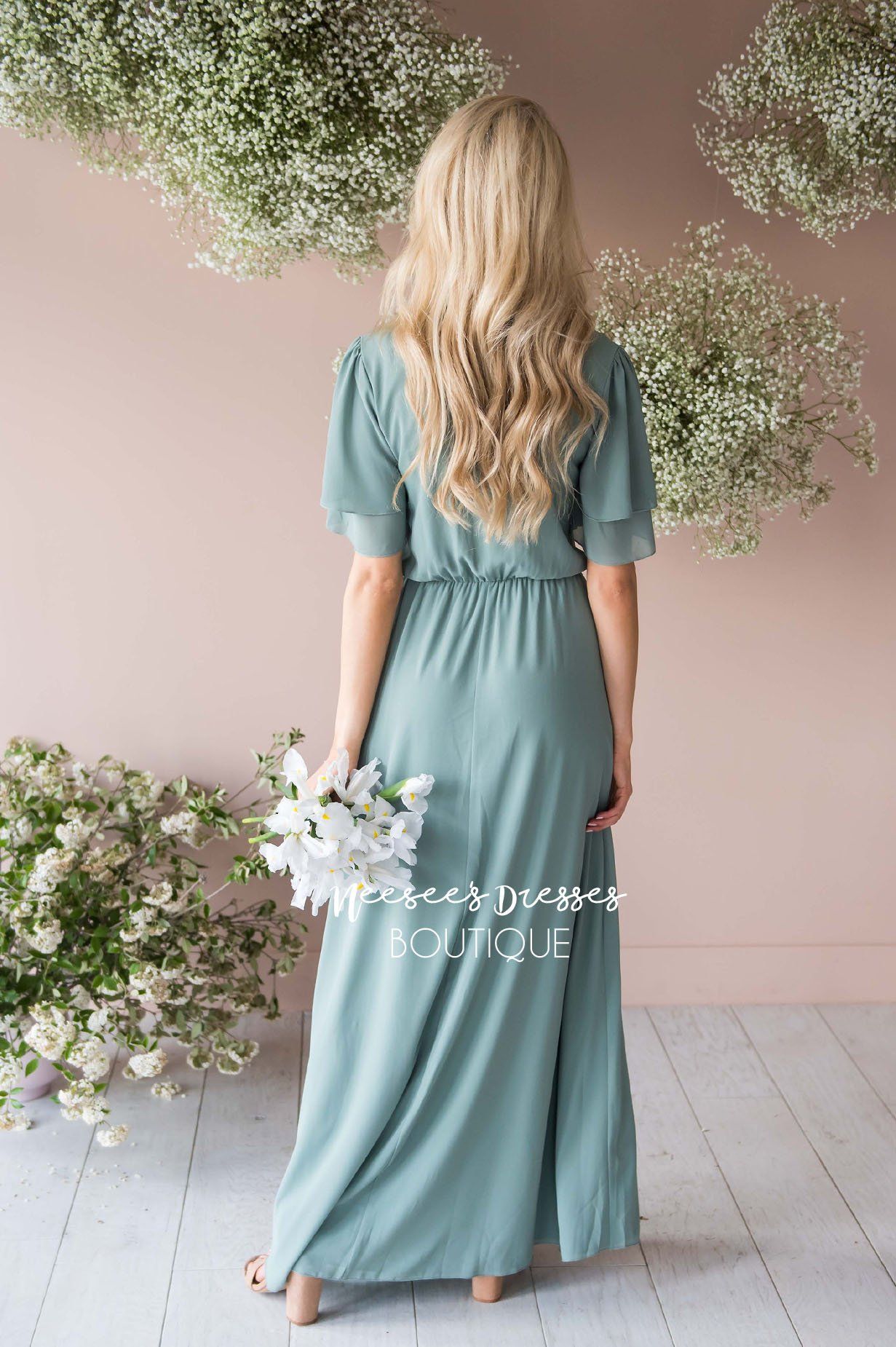The Chloe Chiffon Maxi Dress Modest Dresses vendor-unknown