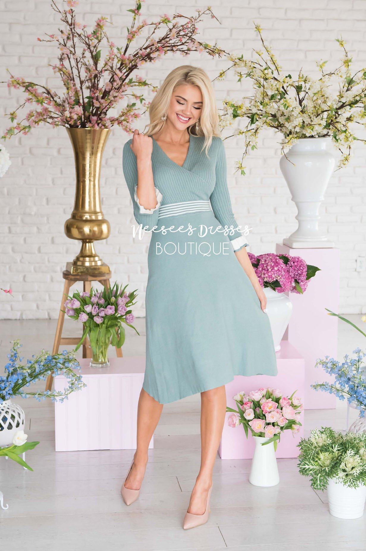 The Faye Modest Dresses vendor-unknown