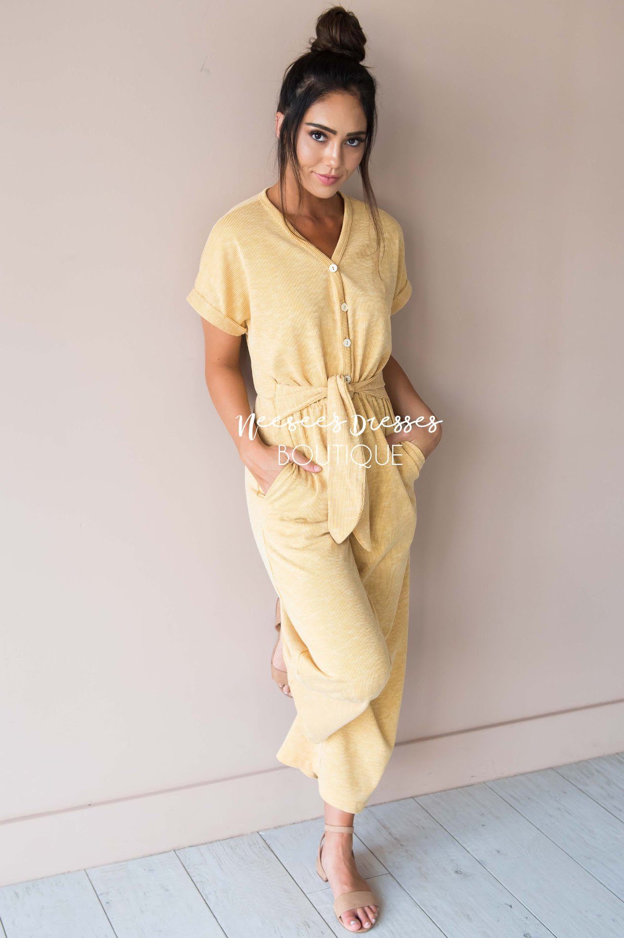 The Sahalie Jumpsuit Modest Dresses vendor-unknown