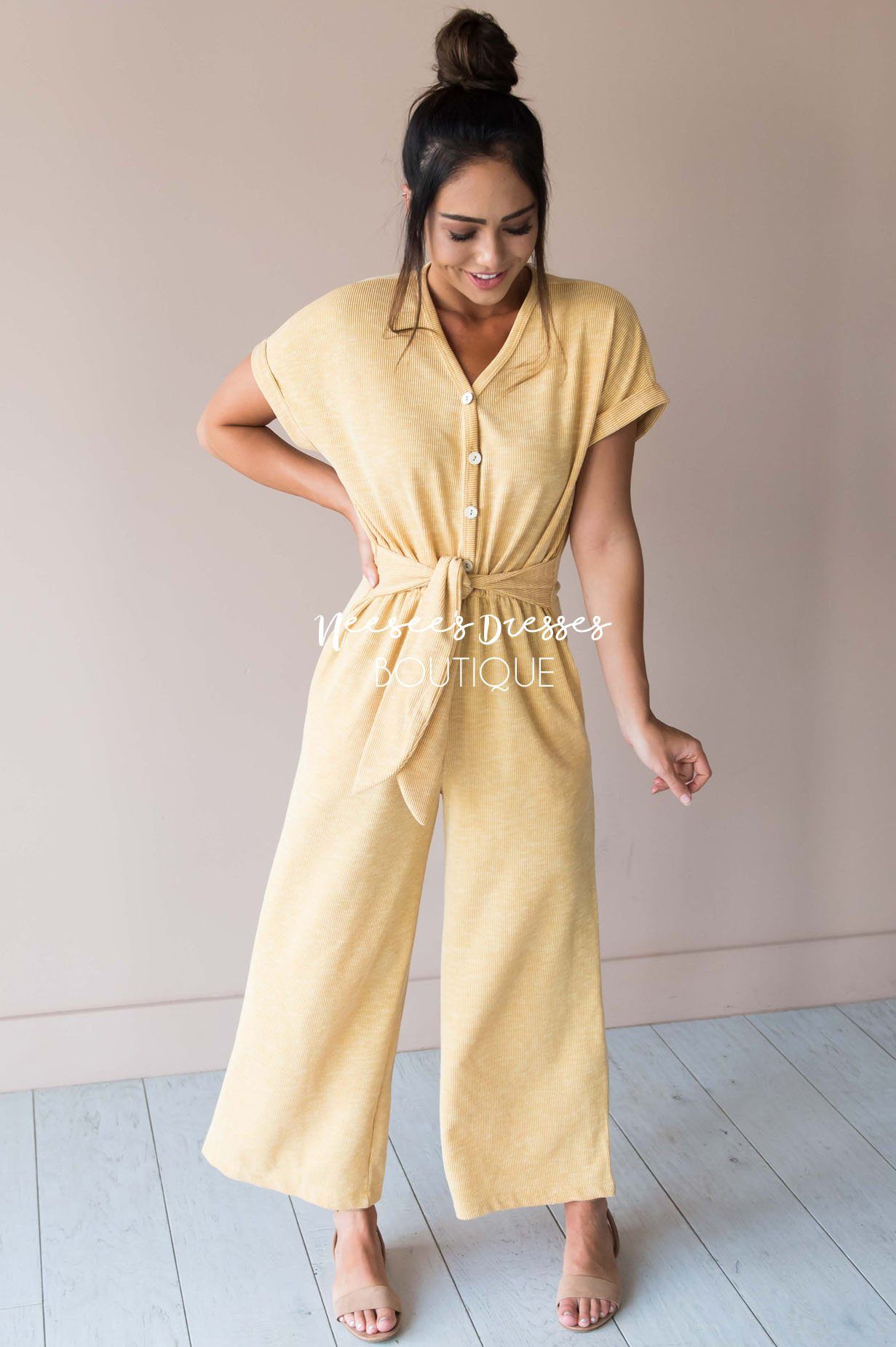 The Sahalie Jumpsuit Modest Dresses vendor-unknown
