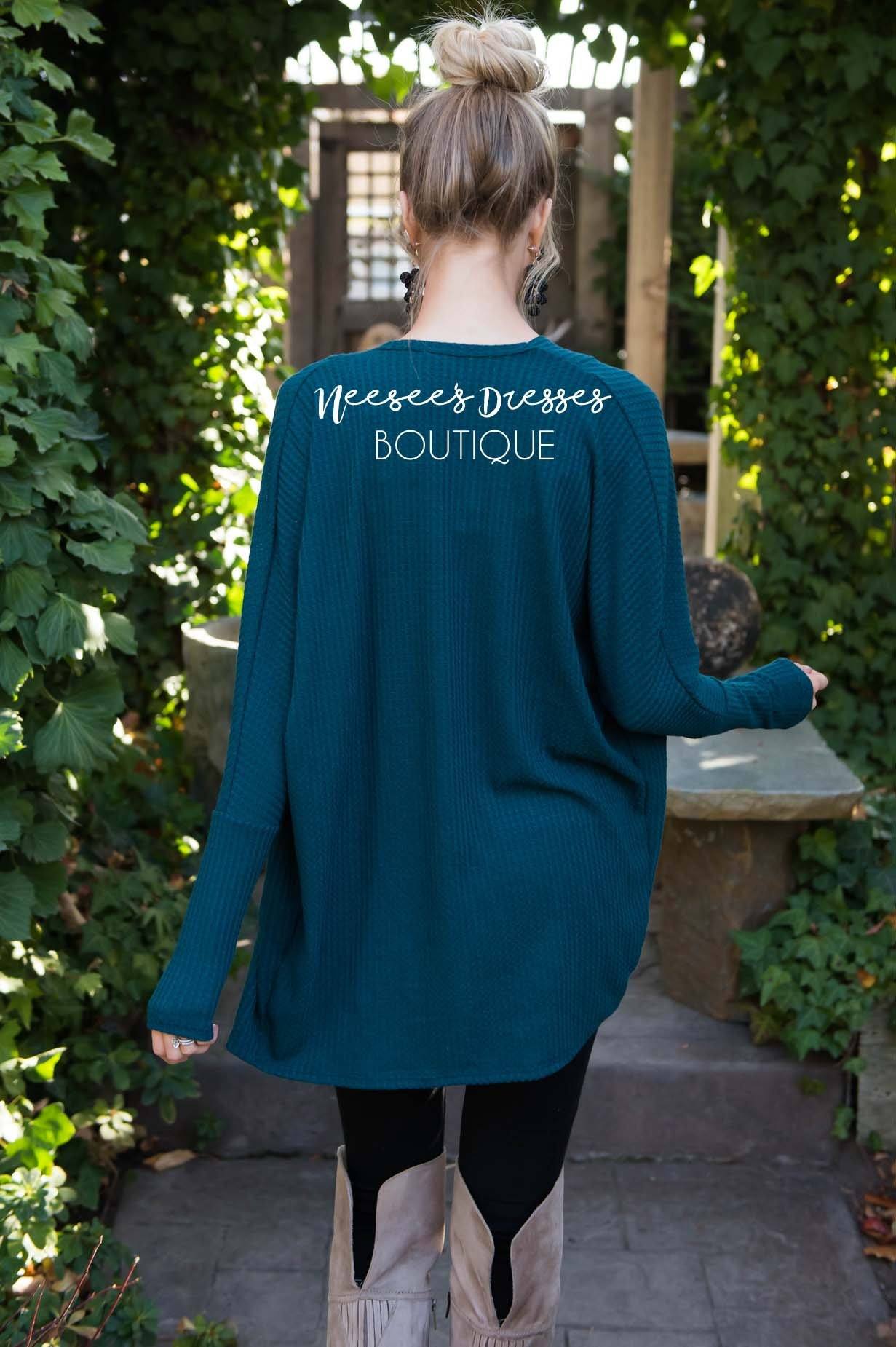 Shine Bright Thermal Cardigan Tops vendor-unknown