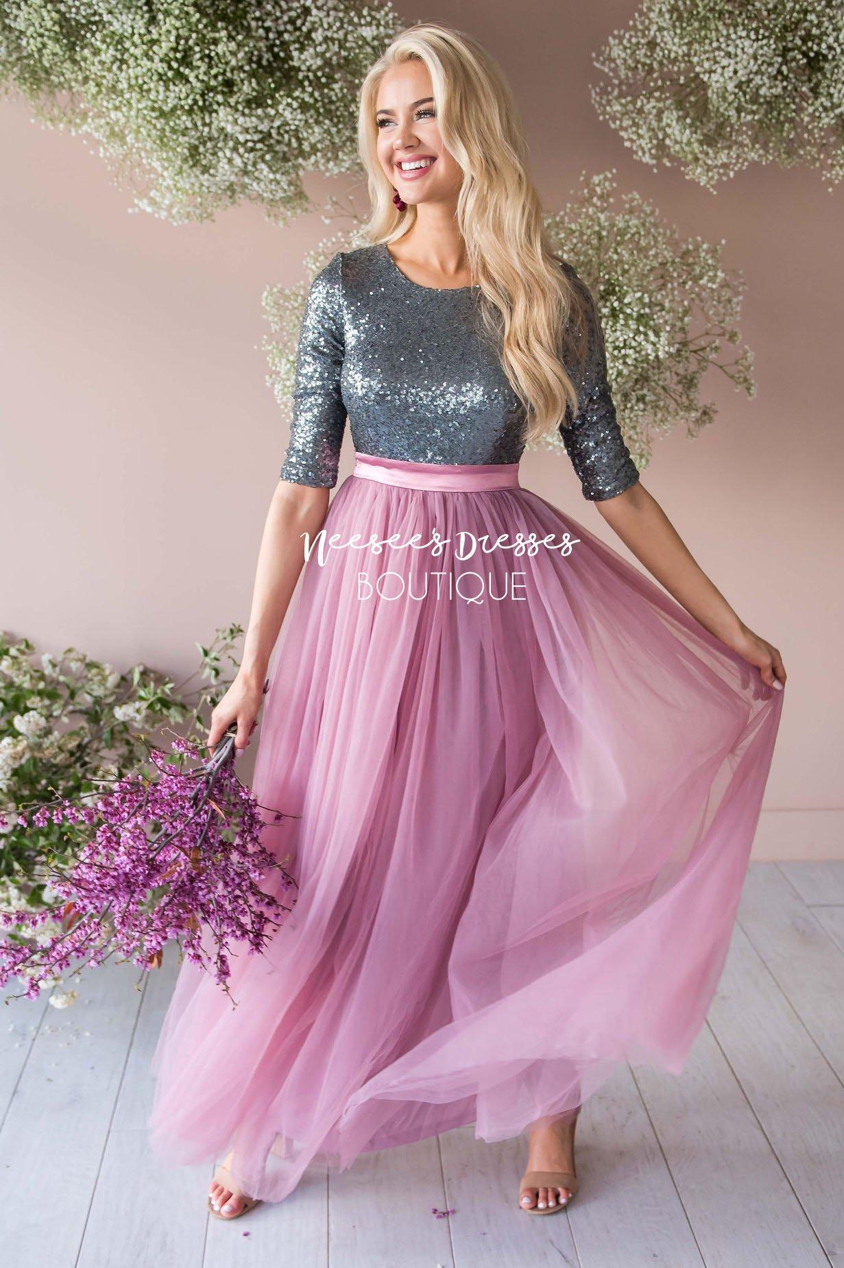 Prima Ballerina Full Length Gown Modest Dresses vendor-unknown