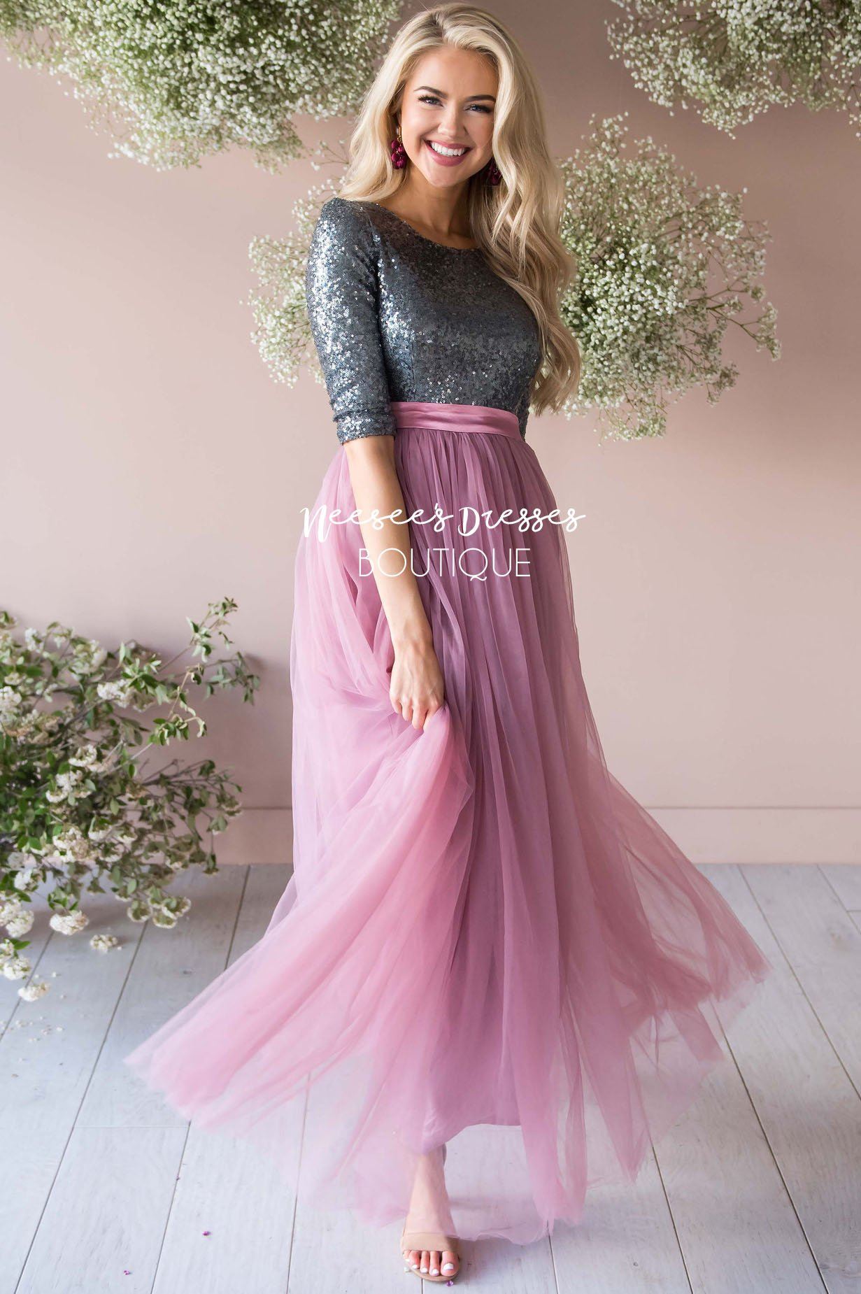 Prima Ballerina Full Length Gown Modest Dresses vendor-unknown