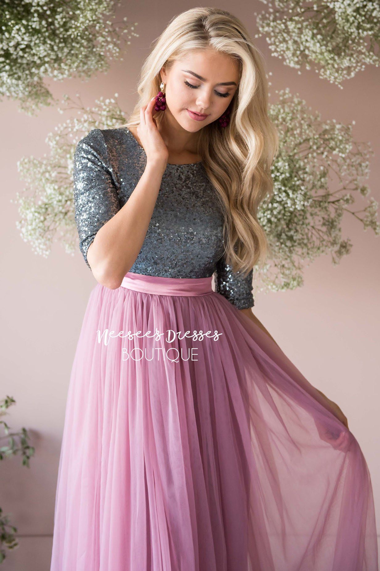 Prima Ballerina Full Length Gown Modest Dresses vendor-unknown