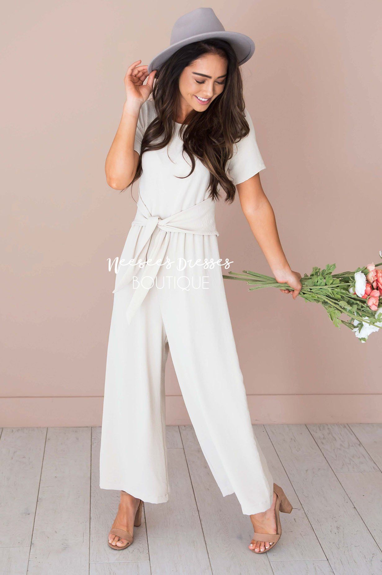 The Coralee Jumpsuit Modest Dresses vendor-unknown