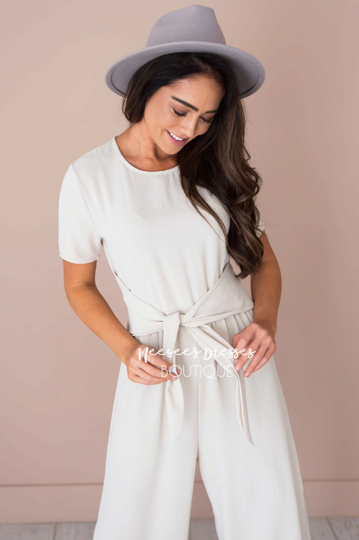 The Coralee Jumpsuit Modest Dresses vendor-unknown