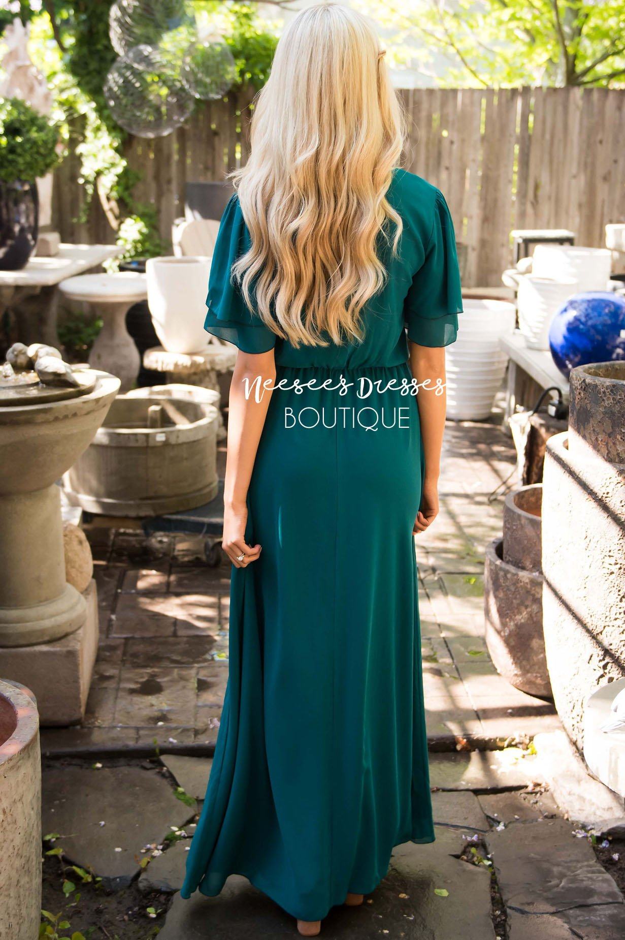 The Chloe Chiffon Maxi Dress Modest Dresses vendor-unknown