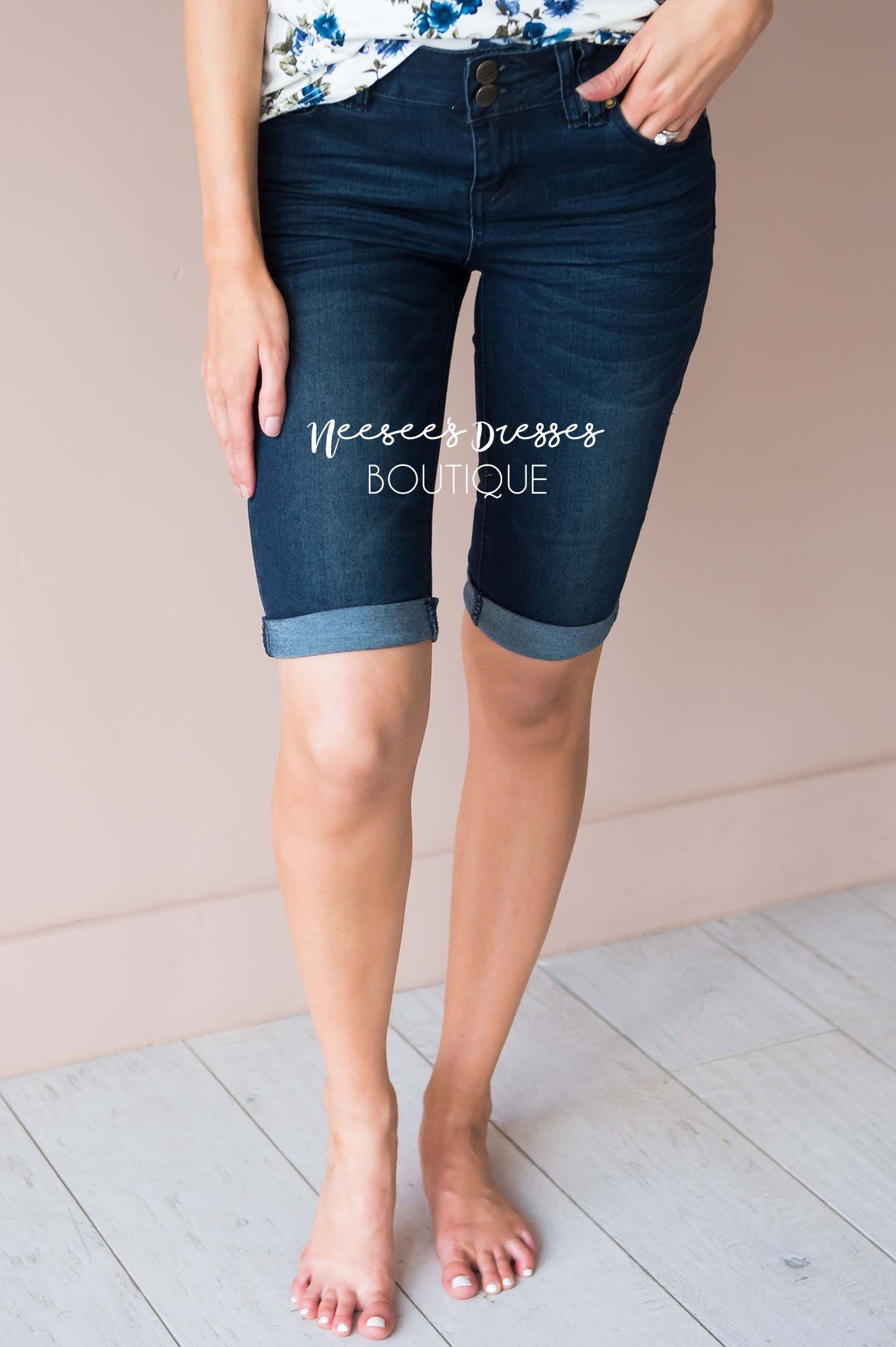 Open Horizon Bermuda Shorts Modest Dresses vendor-unknown