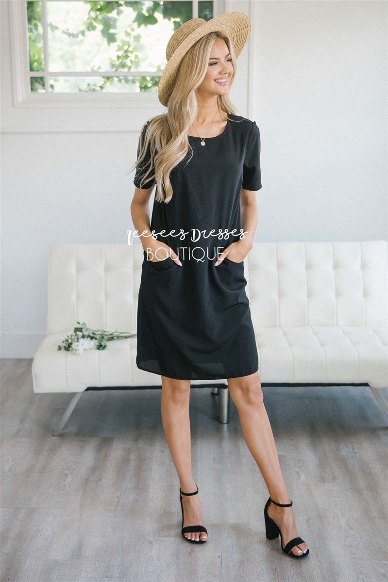 The Beverley Modest Dresses vendor-unknown Black S