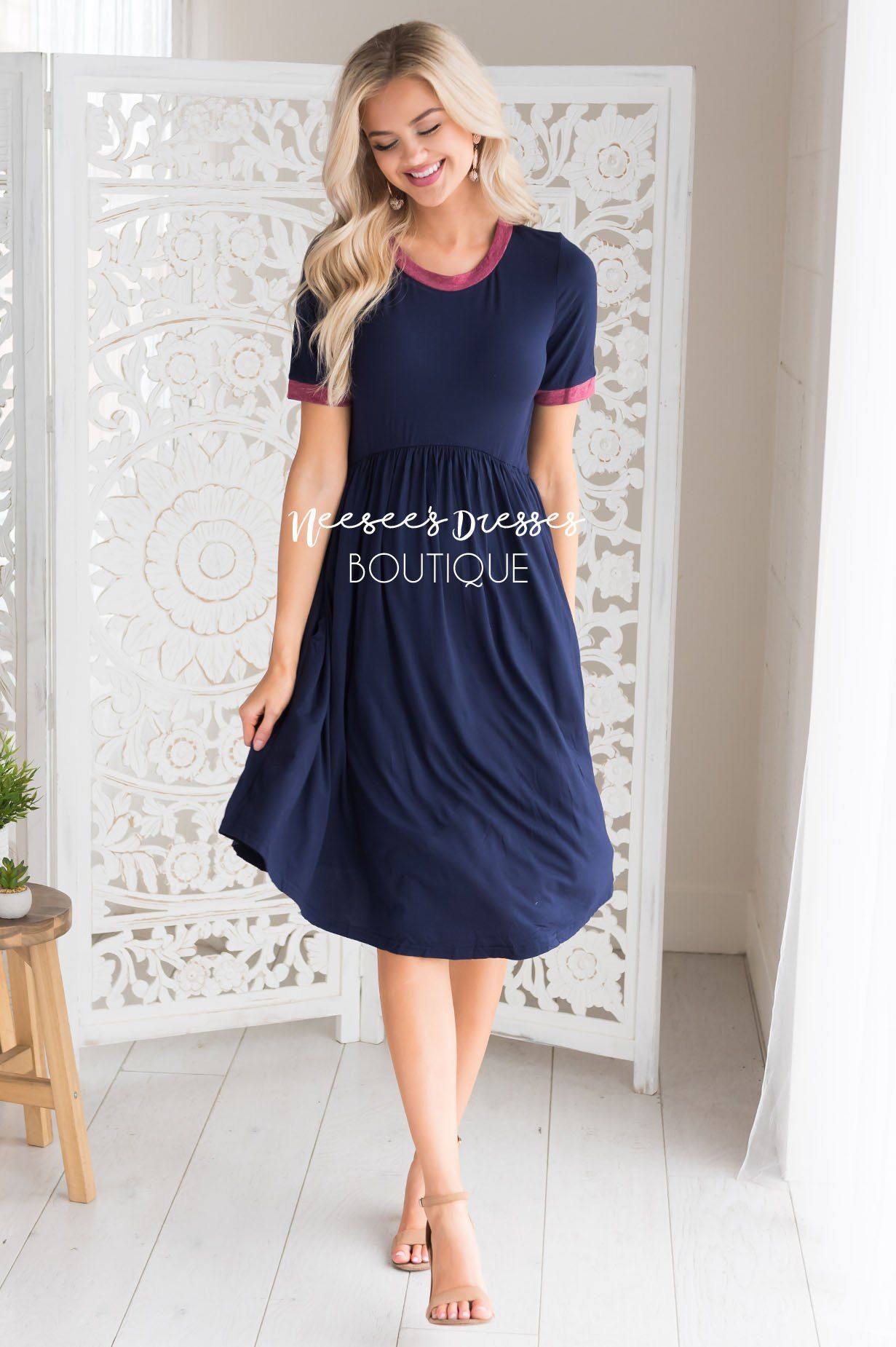 The Andrea Modest Dresses vendor-unknown