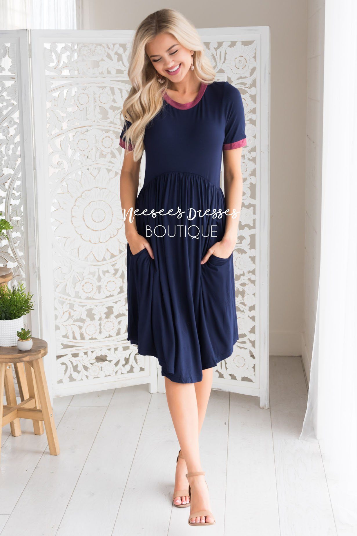 The Andrea Modest Dresses vendor-unknown