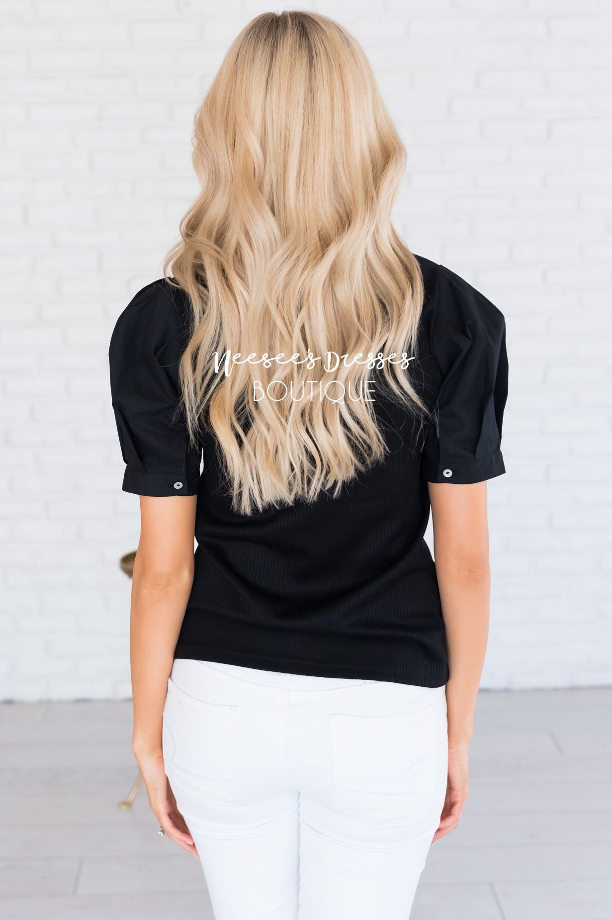 Back to Basics Modest Top Tops vendor-unknown