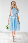 The Vivienne Modest Dresses vendor-unknown Ice Blue S