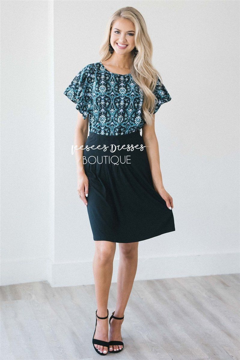 Pleat Front Skirt Skirts vendor-unknown Black XS
