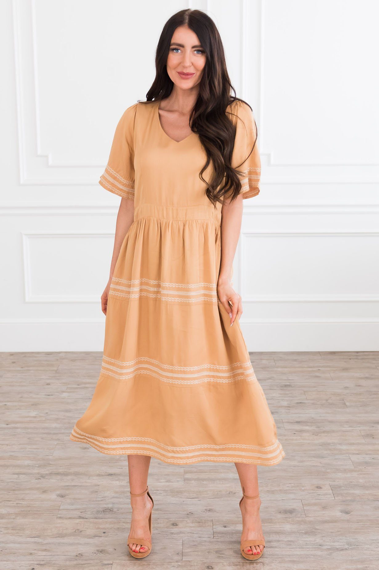 The Beyonce Modest Dresses vendor-unknown